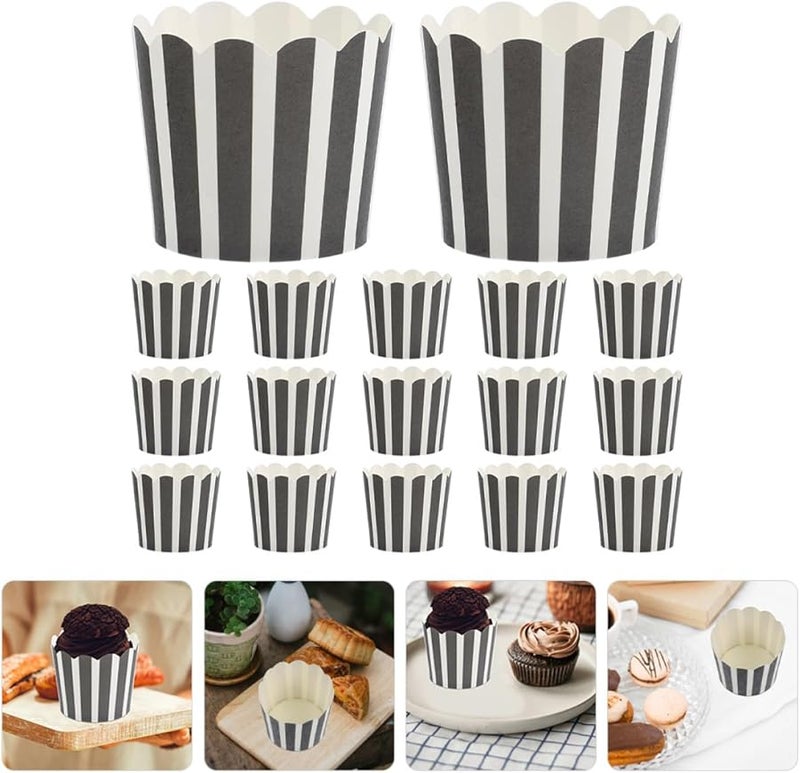 Mini Heat Resistant Paper Cupcake Liners Muffin Baking Cups 50pcs Disposable - Image 5